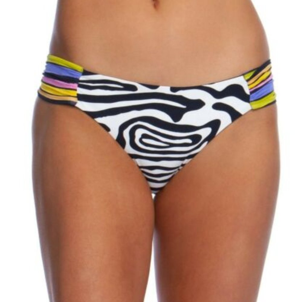 NWT Trina Turk Zebra Reversible Hipster Bikini Bottom 14
